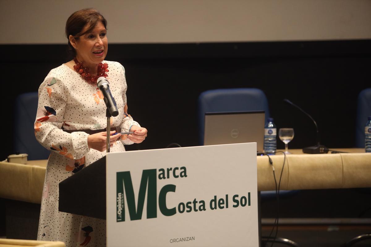 Gemma del Corral, delegada de Turismo, Cultura y Deporte de la Junta en Málaga, clausuró el acto
