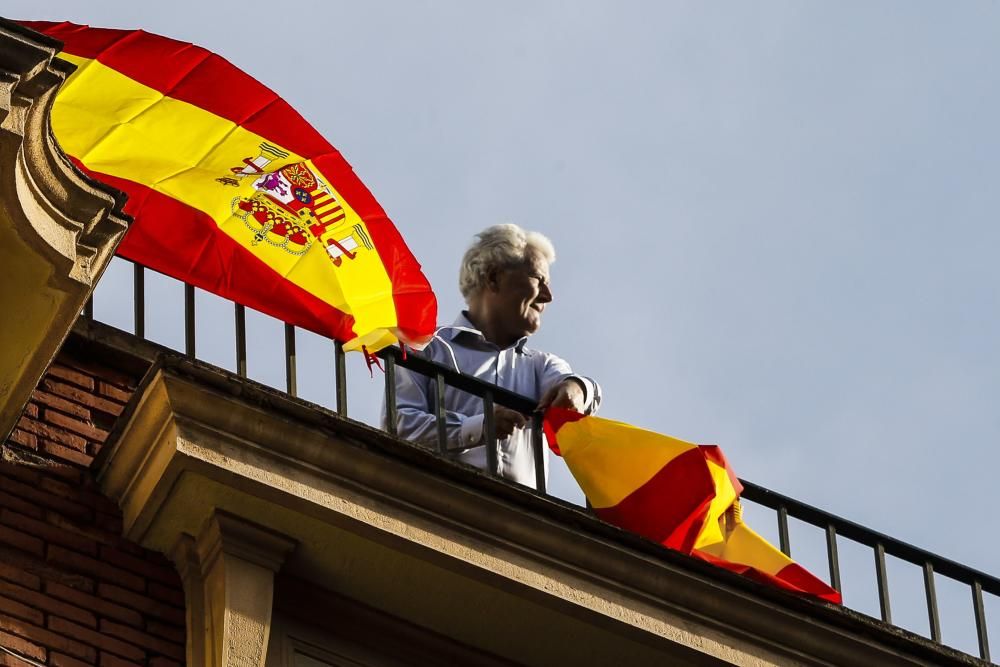 Banderas de España en Oviedo