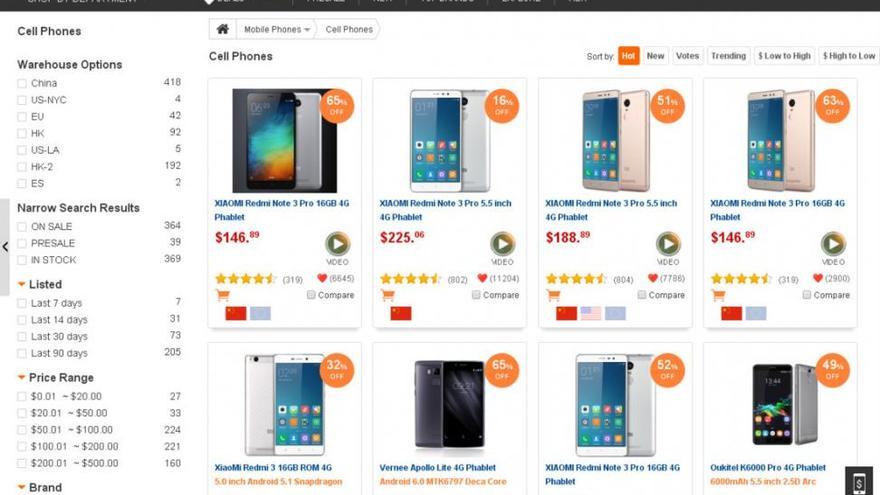 La tienda 'on line' de móviles y tabletas chinos Gearbest abre almacén en  España - El Periódico Mediterráneo