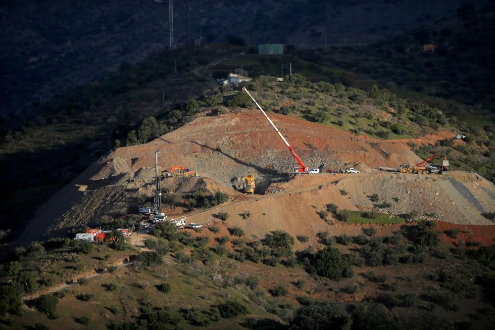 A views shows the area where Julen, a Spanish ...