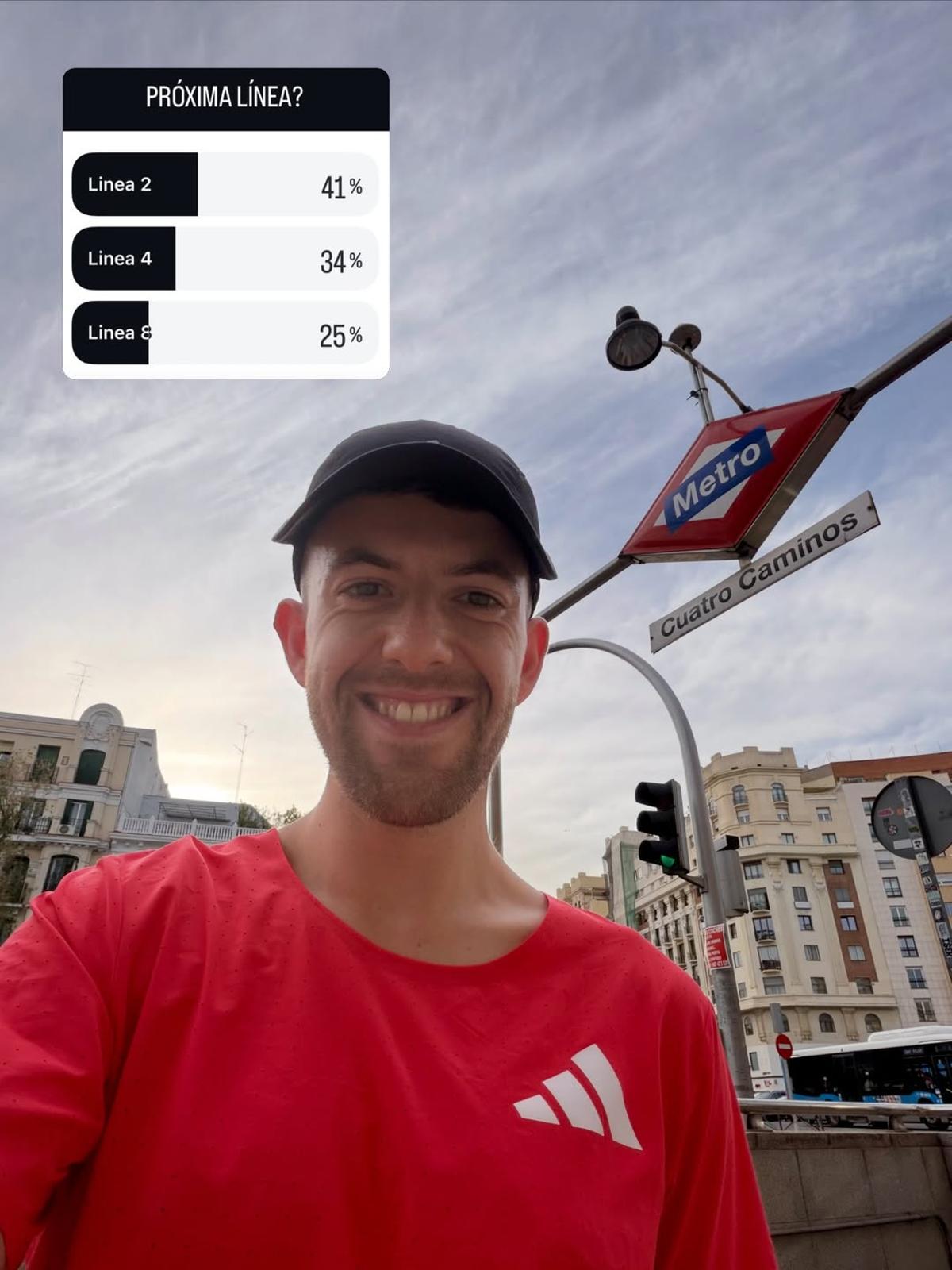 El deportista interactua con sus seguidores todas las semanas compartiendo rutas, consejos o realizando encuestas