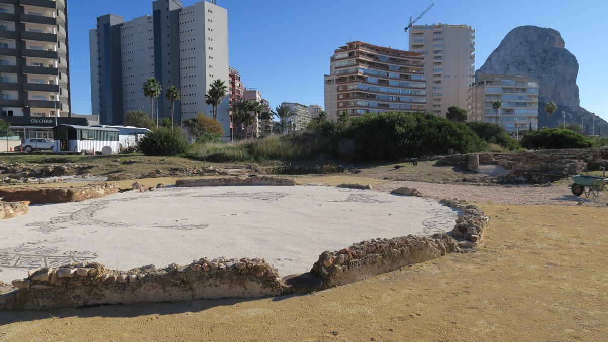 El mosaico circular de Banys de la Reina