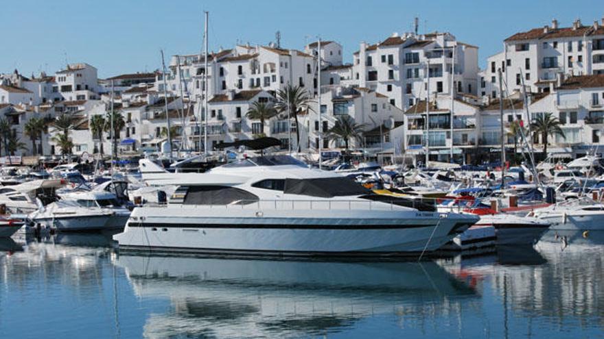 Vista de Puerto Banús, uno de los entornos más codiciados y privilegiados de Marbella.
