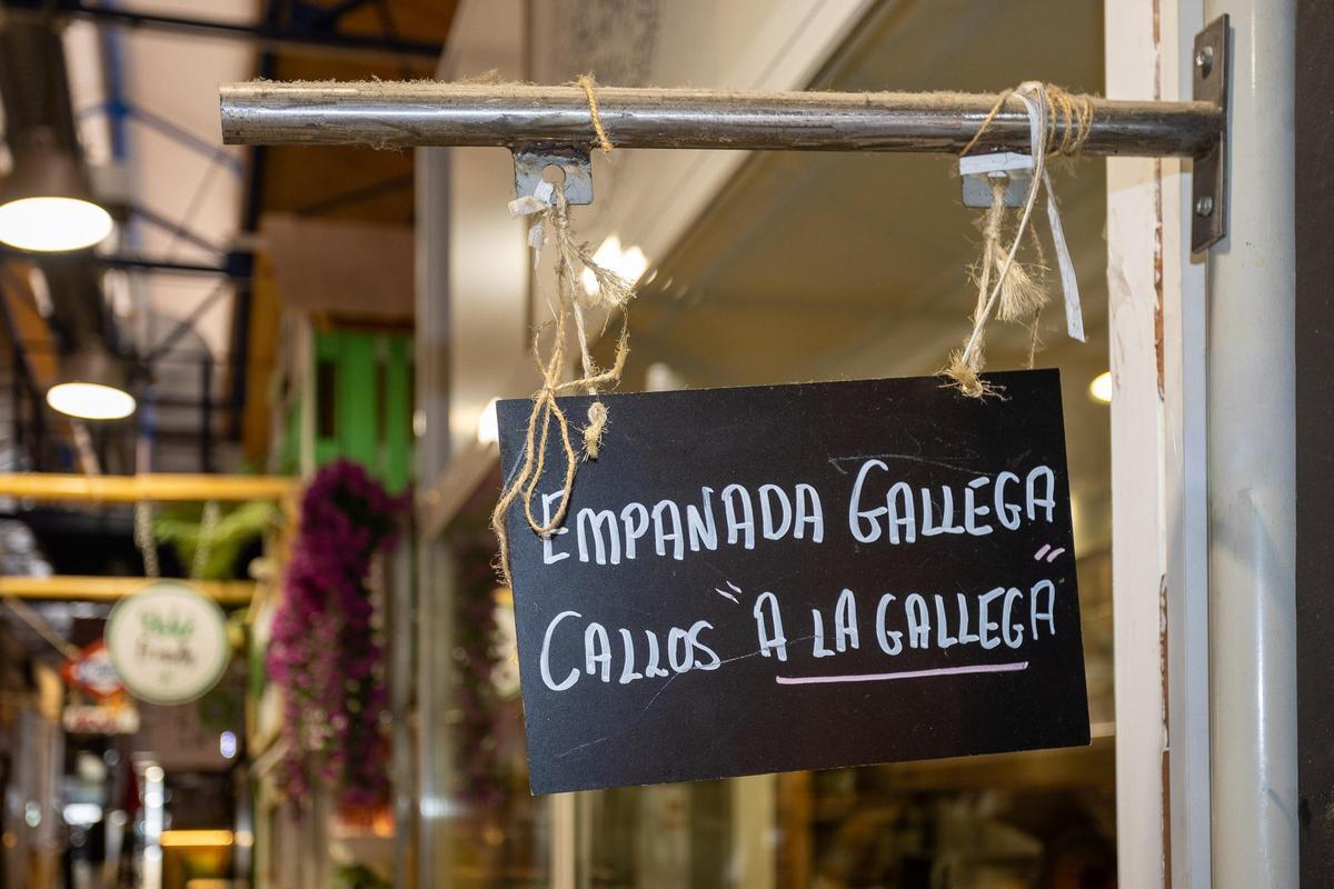 'Las empanadas de Gloria', en el Mercado de Vallehermoso.