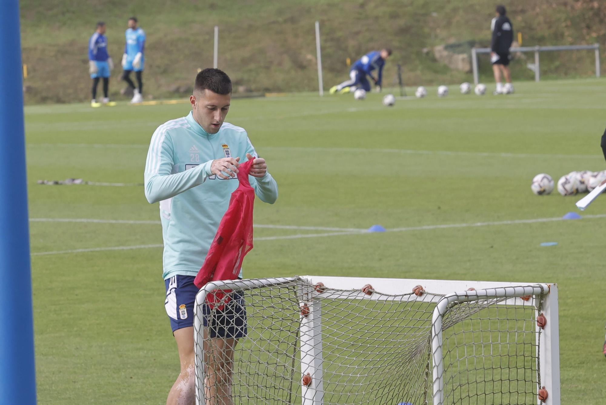 Las imágenes del entrenamiento del Oviedo