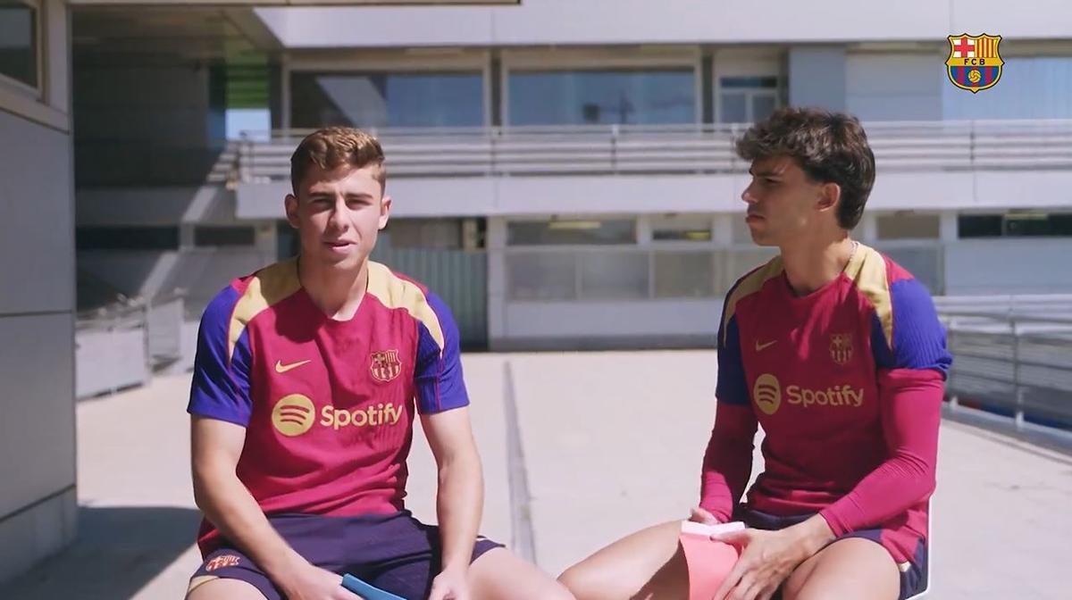 ¿Quién es más picado? Fermín y Joao se enfrental al challenge del Barça