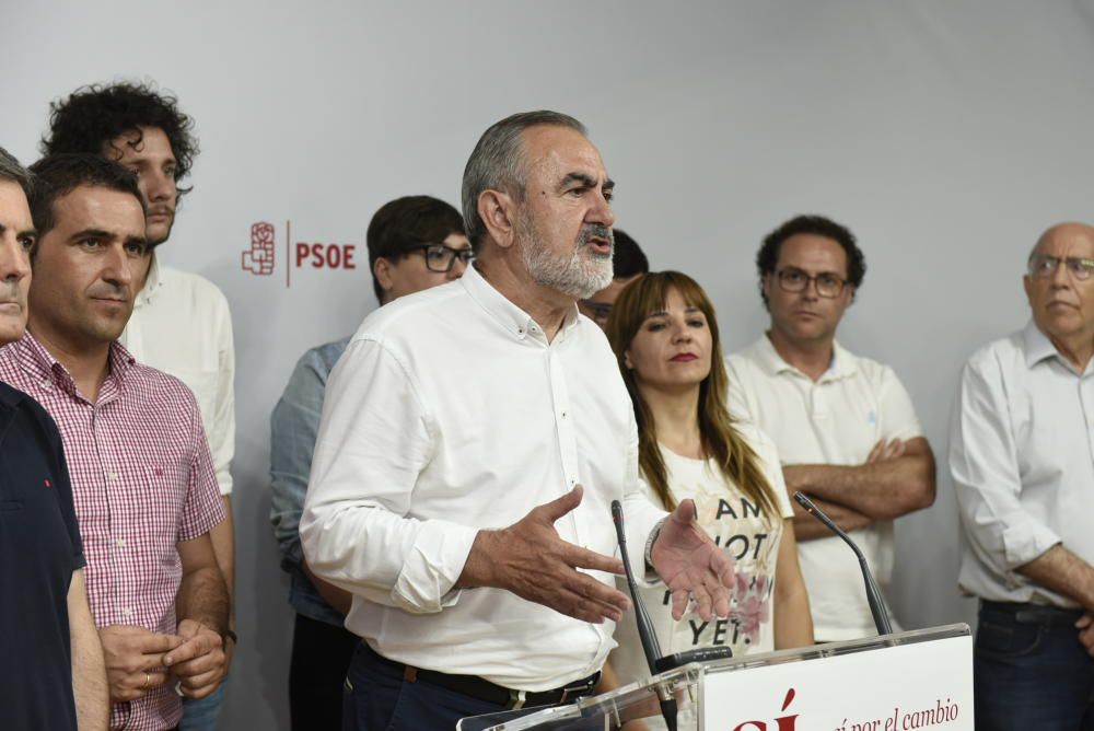 Noche electoral en el PSOE