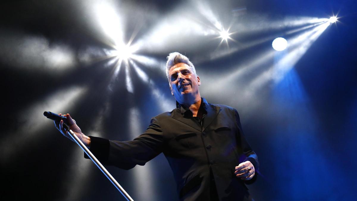 Loquillo, en uno de sus conciertos celebrados en Zaragoza.