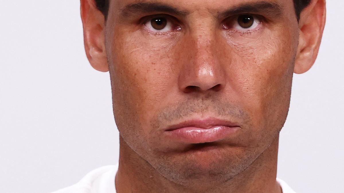 Rafa Nadal, tras ser eliminado en Roland Garros.