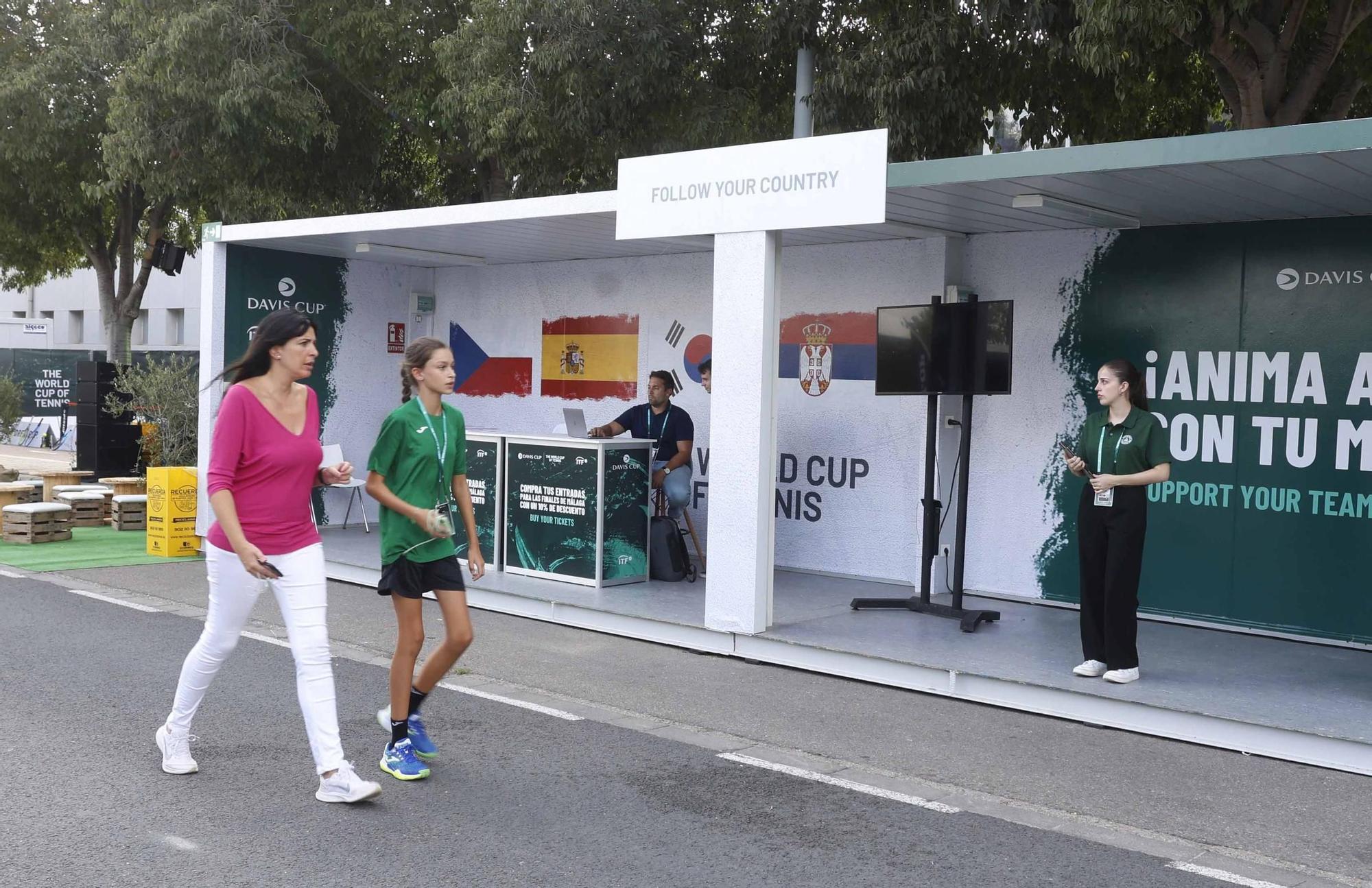 Primera jornada de Copa Davis en la Fonteta