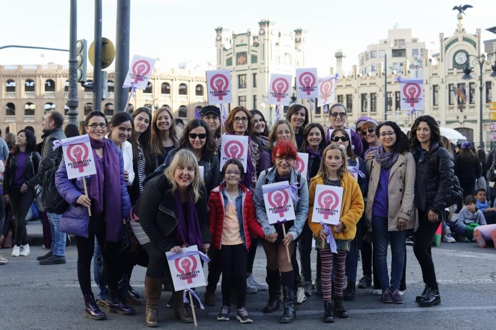 Manifestación del Día de la Mujer en las calles de València