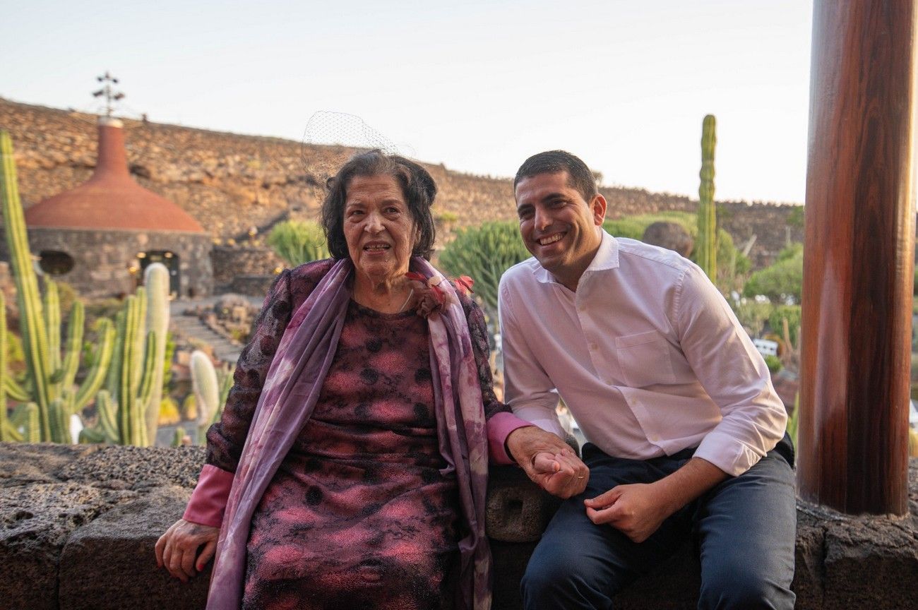 Regina Ferragut en el Jardín de Cactus