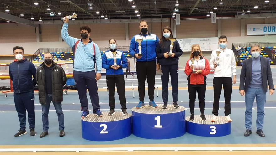 La Gimnástica triunfa en la pista cubierta