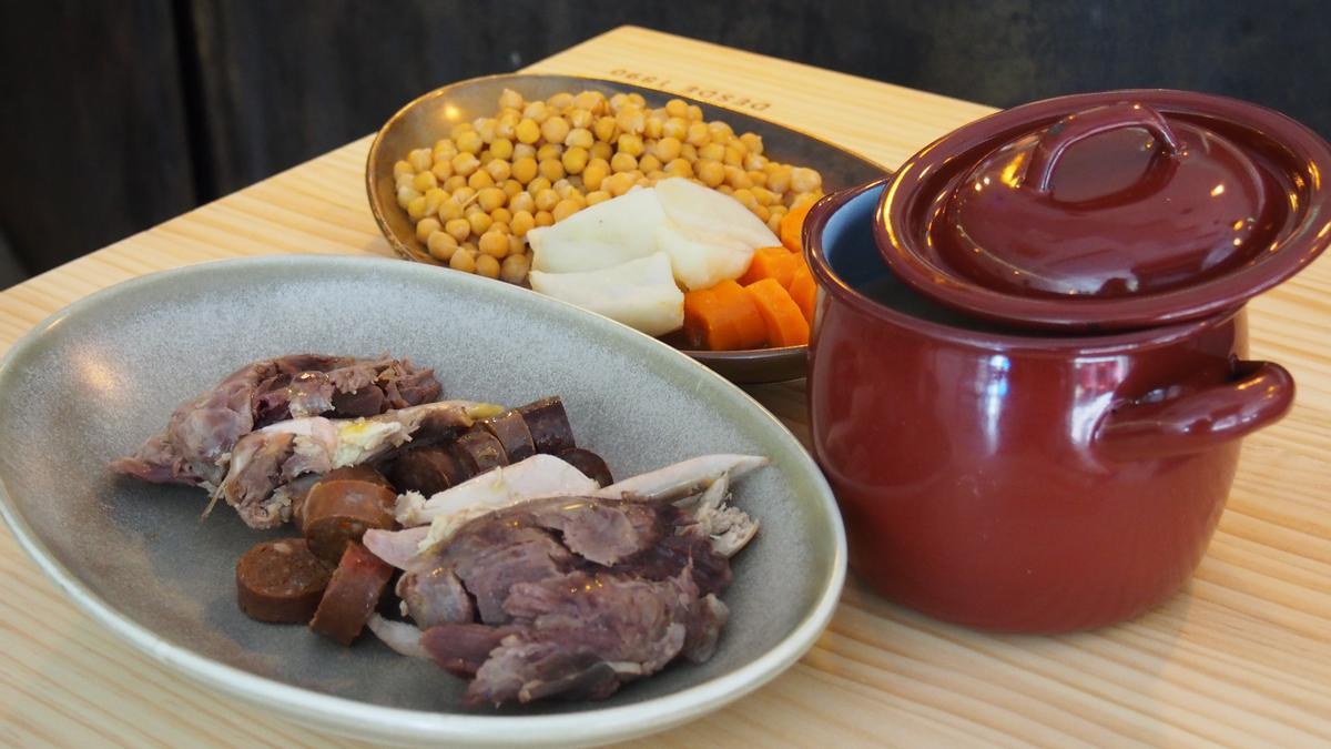 Cocido del restaurante Treze (Madrid).