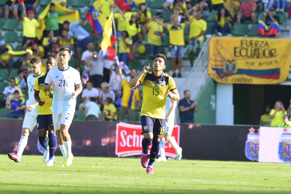 Argentina vence a Ecuador en el Martínez Valero