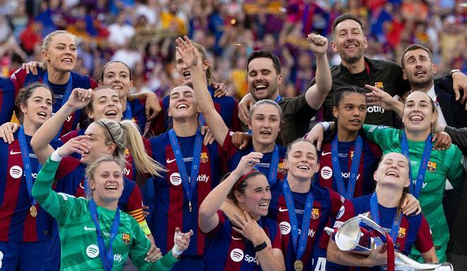 FC Barcelona – Olympique Lyon, la final de la Champions League femenina, en imágenes