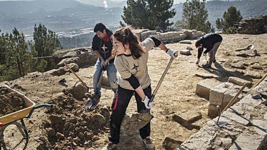 Excavacions arqueològiques que es van fer l&#039;any passat als voltants de l&#039;antiga ermita