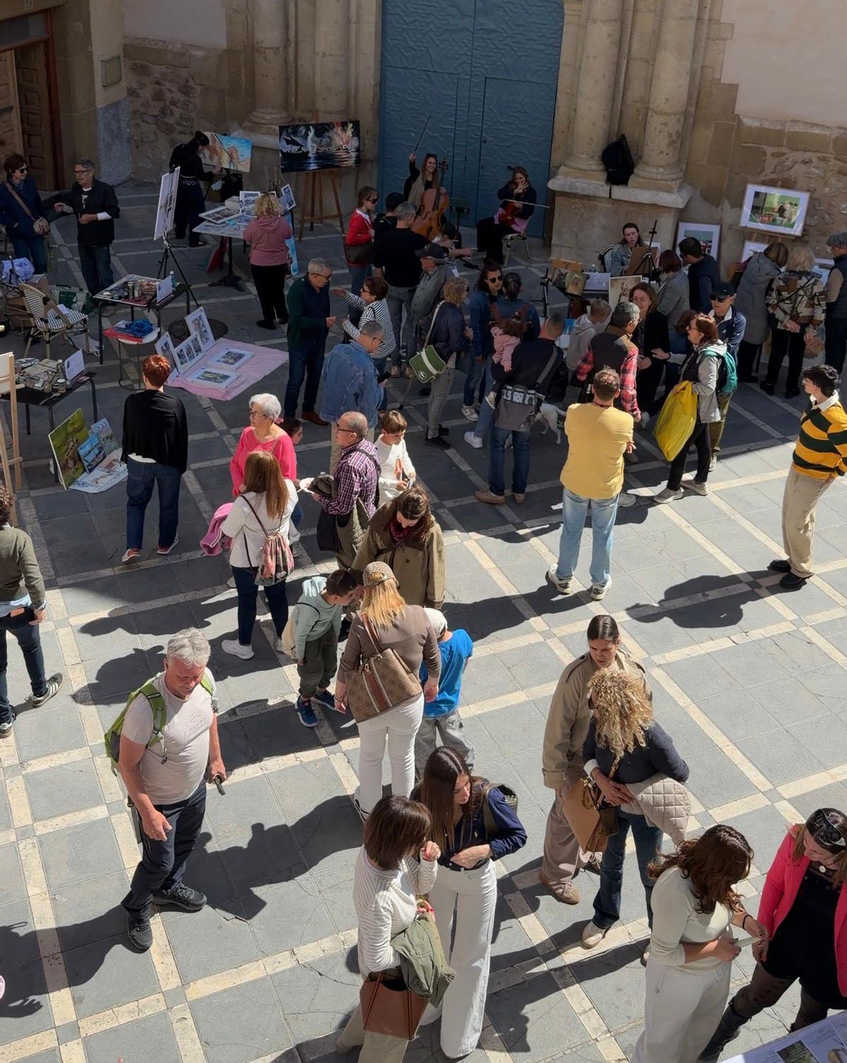El encuentro artístico “Arte al Aire Libre” de La Vila, en imágenes