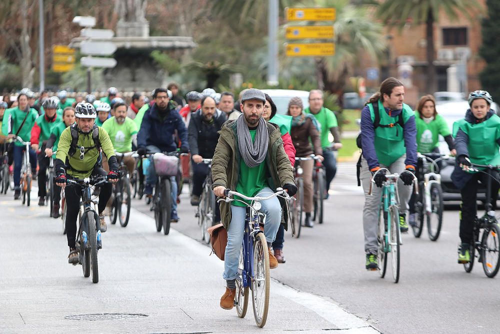 Marcha ciclista por un Bosque Urbano