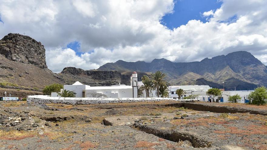 Agaete activa un plan urbanístico para proteger el yacimiento arqueológico y reubicar las viviendas previstas junto a la ermita de Las Nieves