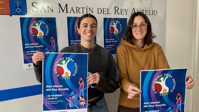 La atleta Bárbara Camblor y la vicealcaldesa, Cintia Ordóñez. | LNE