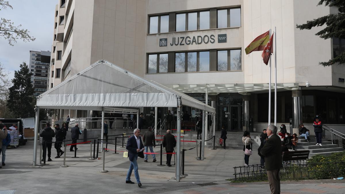 Juzgados de Plaza Castilla en Madrid.
