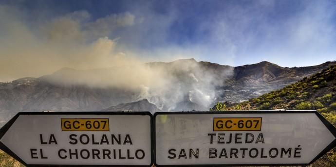 TEJEDA. Incendio en La Cumbre,  desde carretera al Chorrillo cuenca de Tejeda.  | 11/08/2019 | Fotógrafo: José Pérez Curbelo