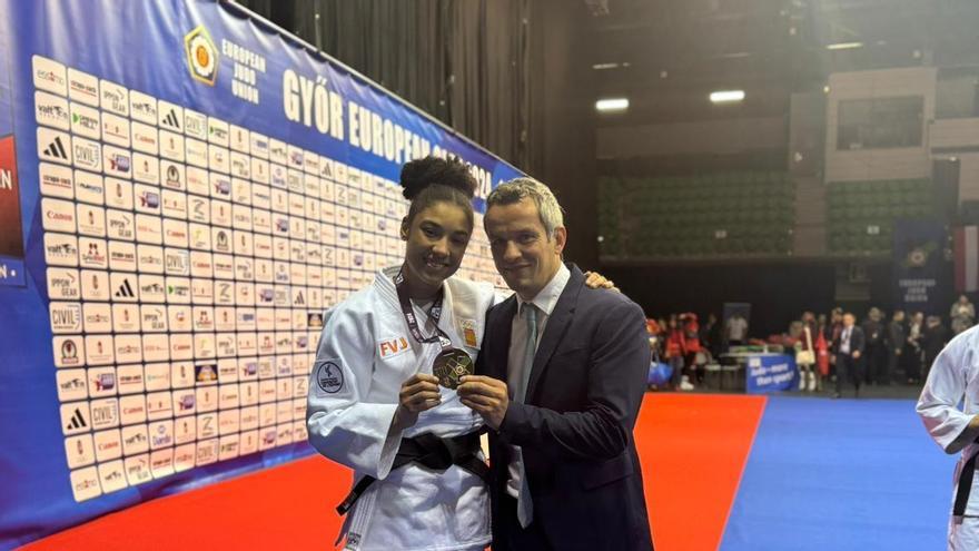 Ariela Sánchez le da otra medalla a la Federación Valenciana de Judo