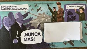 Exterior del sobre de propaganda electoral de Podemos para las elecciones euroepas.