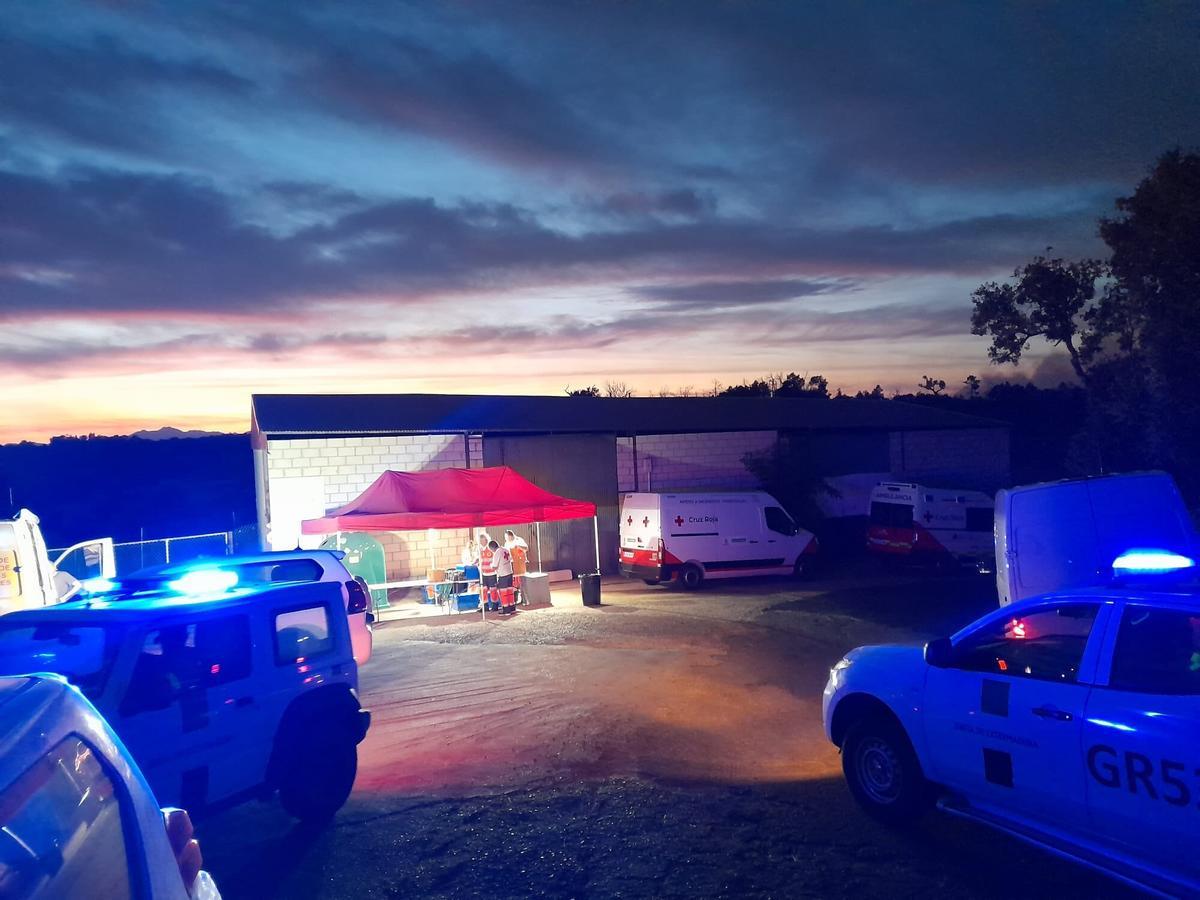 Así se está desarrollando el incendio de Valdecaballeros Así se está desarrollando el incendio de Valdecaballeros