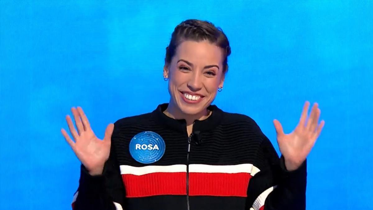 La despedida final de Rosa en Pasapalabra, tras la entrega del mayor bote de la historia: "Soy una simple concursante"