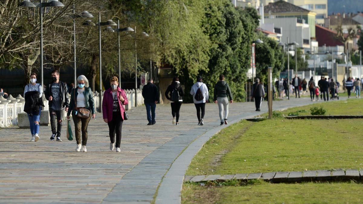 El paseo marítimo de Vilagarcía