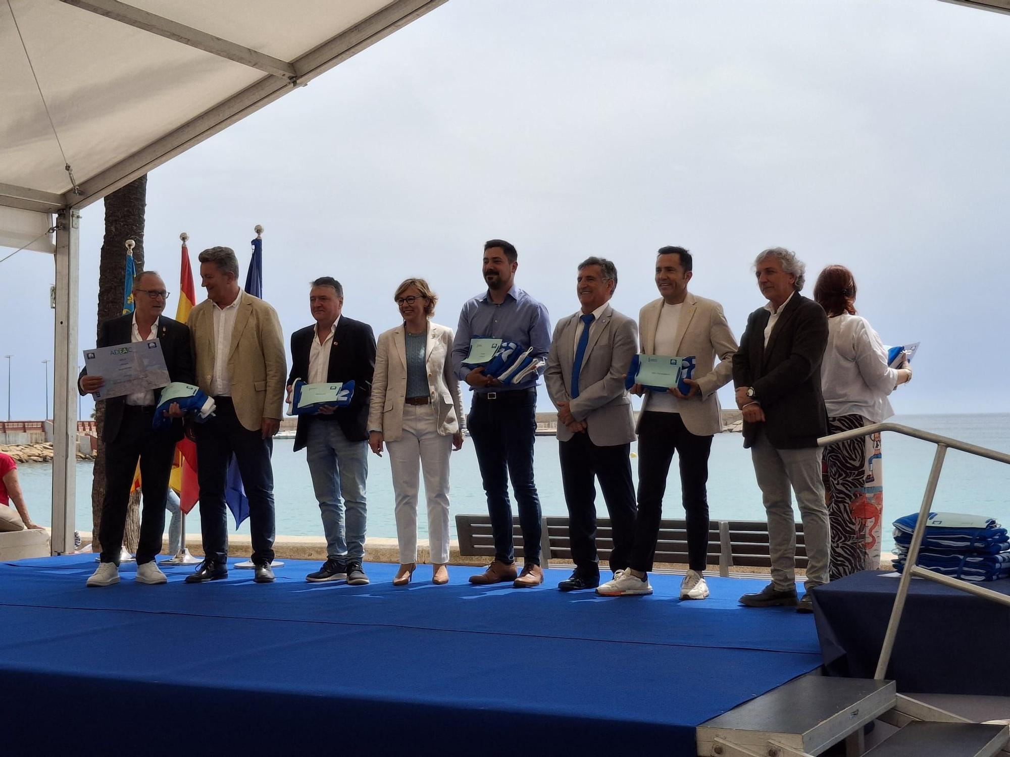 Xàbia, escenario de bandera: así ha sido la entrega de las 164 banderas azules (imágenes)