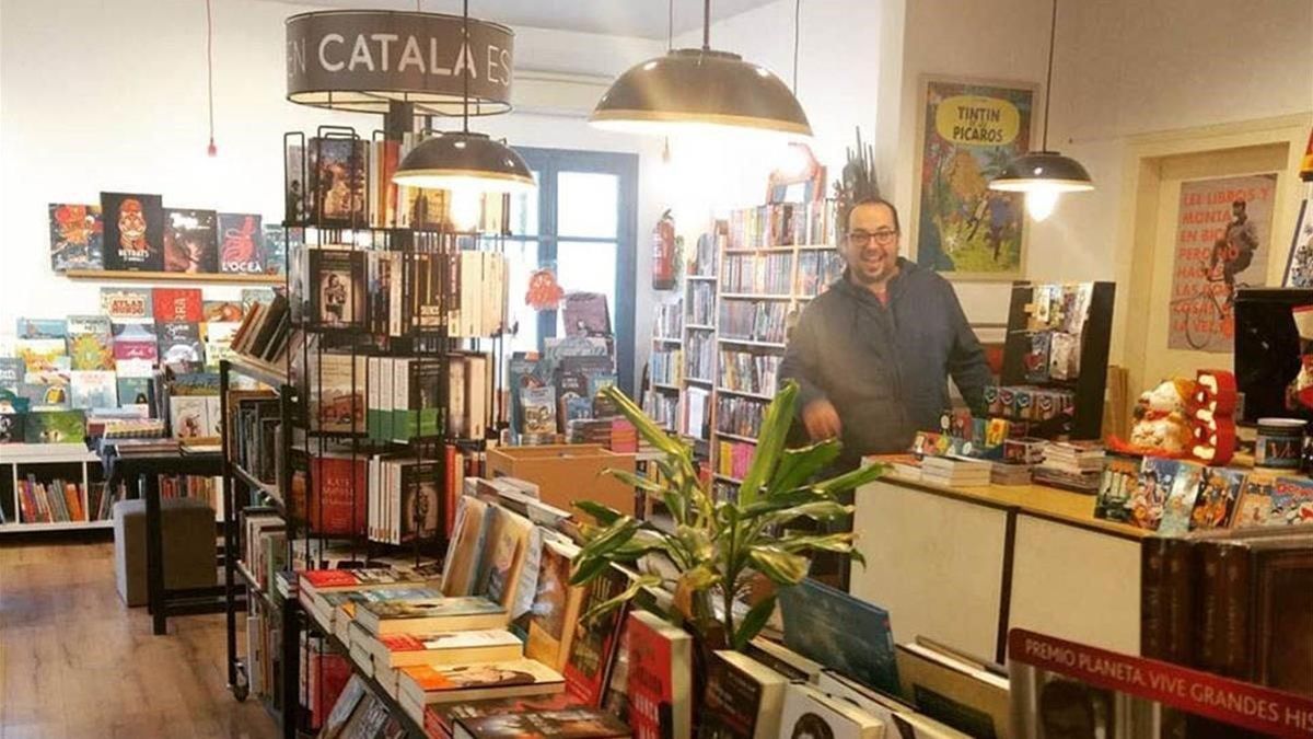 Una imagen de la librería Bookman de Figueres.