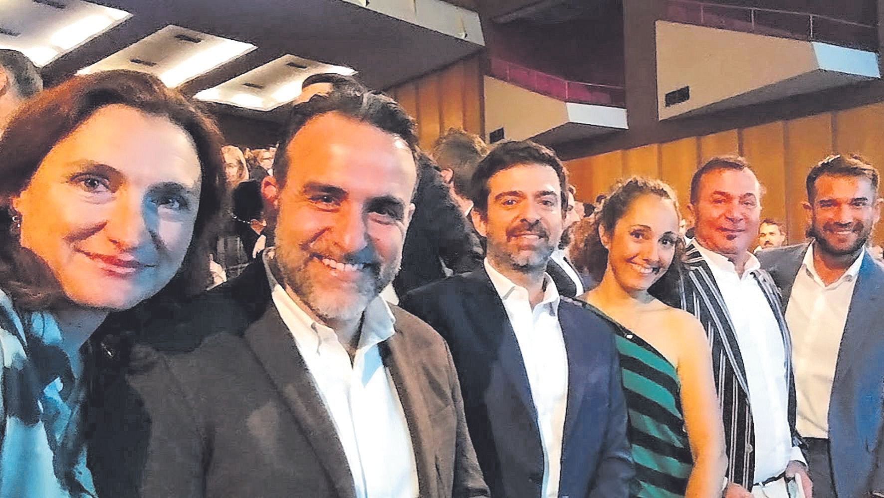 Cati Mateu, Rafel Ballester, Juan Ordín, Vanessa Sánchez, Agustín El Casta y Éric Jareño.