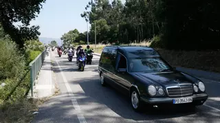 Un último adiós a Brais arropado por 150 motos