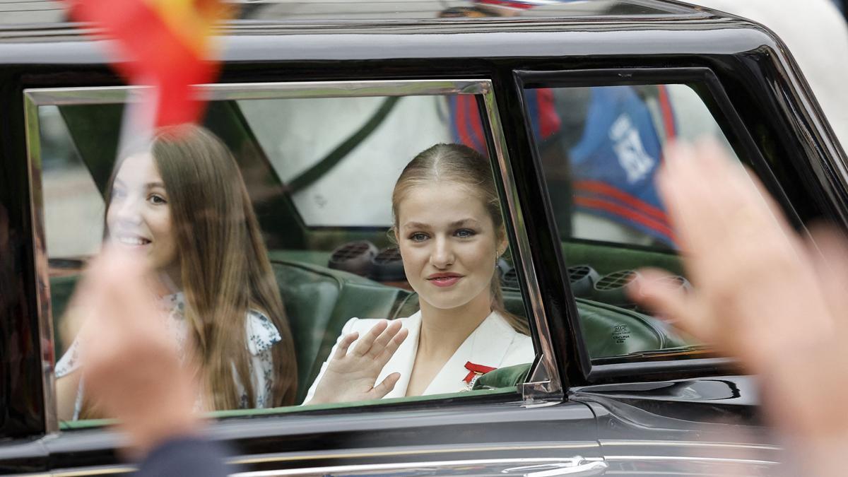 La princesa Leonor y la infanta Sofía