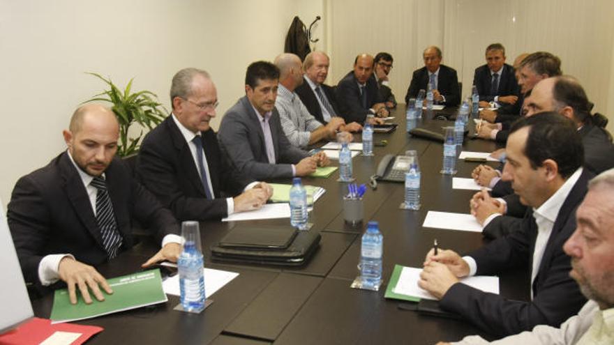 La reunión del pasado jueves entre la Junta y al Ayuntamiento.