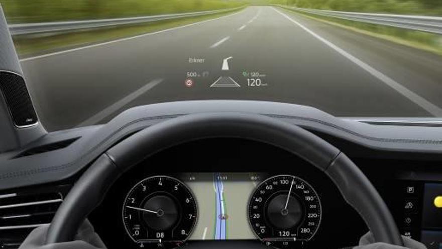 Parabrisa amb Head-Up Display.