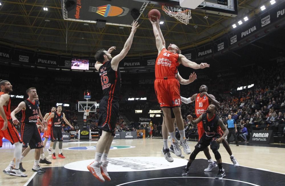 Valencia Basket - Cedevita Zagreb, en imágenes