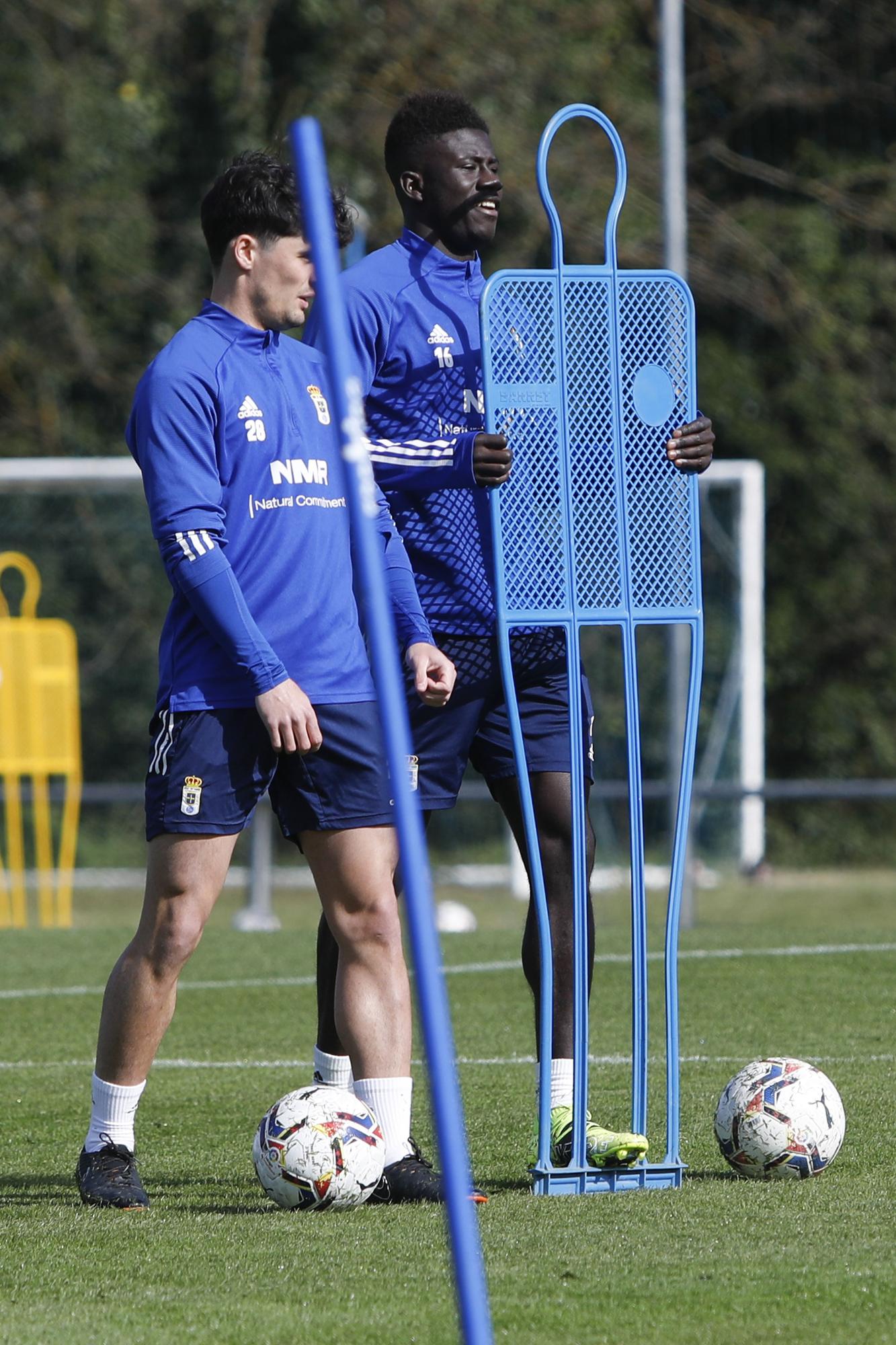 El entrenamiento del Oviedo