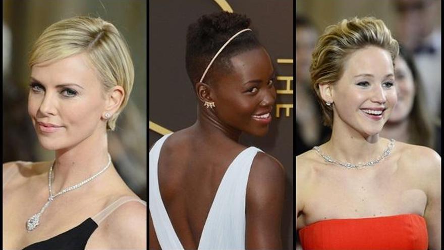 Charlize Theron, Lupita Nyong&#039;o y  Jennifer Lawrence