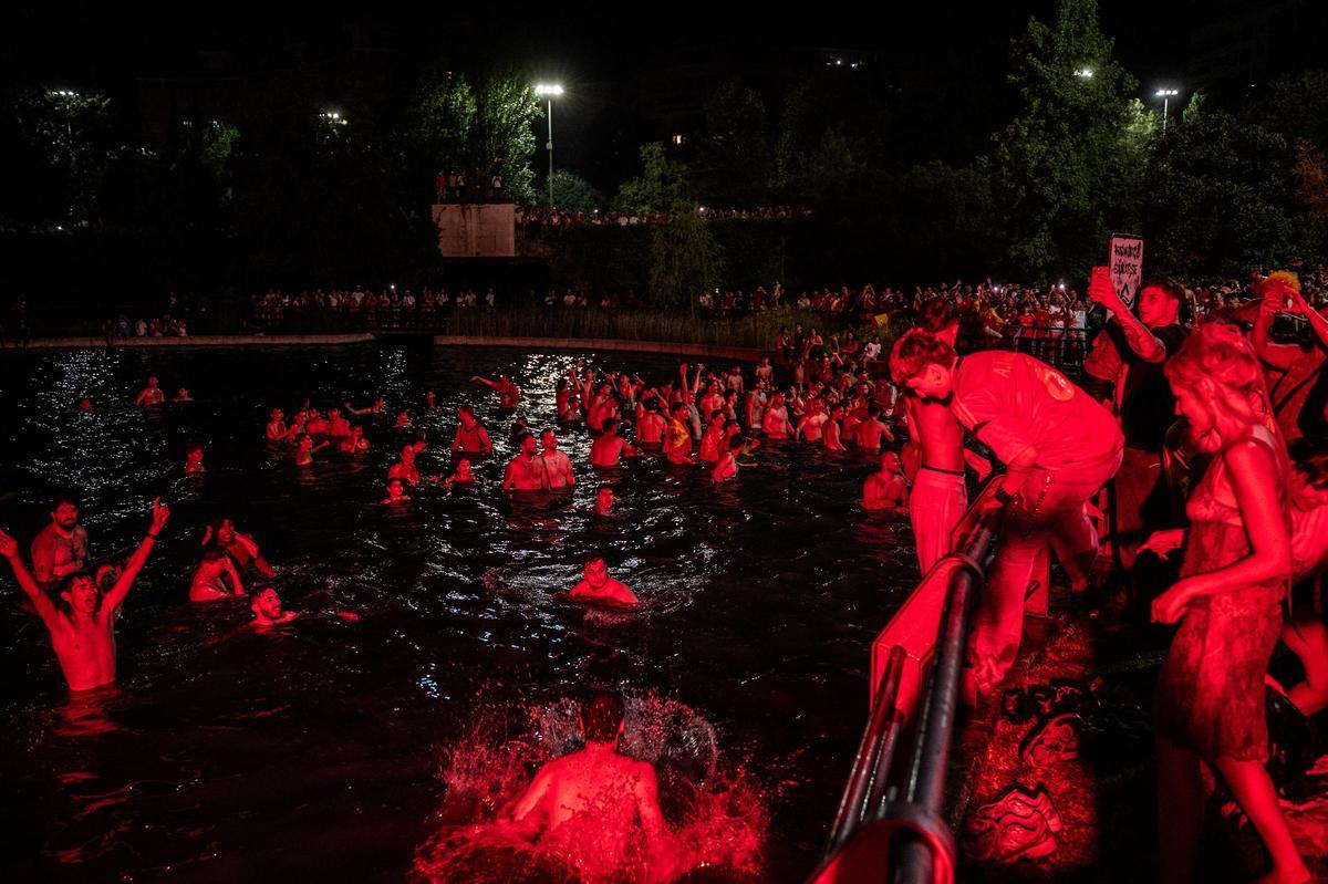 Las mejores imágenes de la celebración de la final del Mundial en Extremadura Las mejores imágenes de la celebración de la final del Mundial en Extremadura