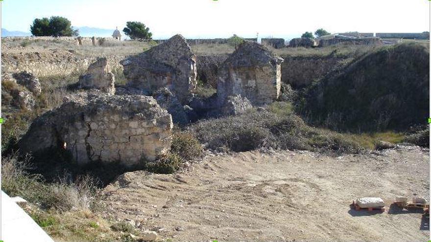 La situació actual del Baluard de Sant Narcís.