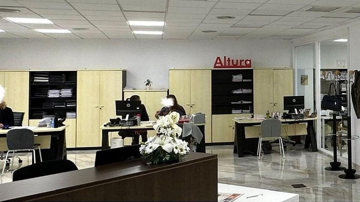 Así han quedado las oficinas municipales de Altura.