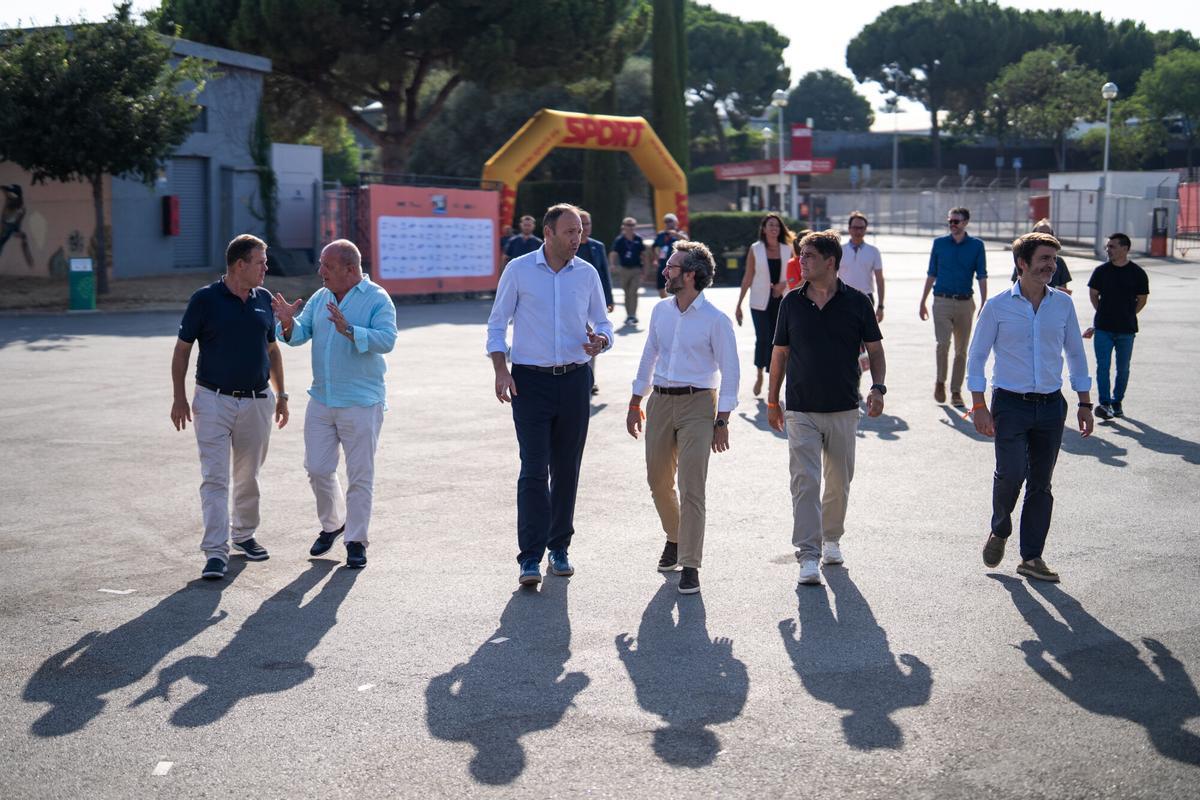 Montmeló (Barcelona). Bernardo Álvarez, conseller d'Esports de la Generalitat de Catalunya visita Graviteo, el festival de deportes urbanos organizado por El Periódico y SPORT, celebrado en el Circuit de Barcelona-Catalunya. 17 de julio de 2026. Deportes. AUTOR: ZOWY VOETEN