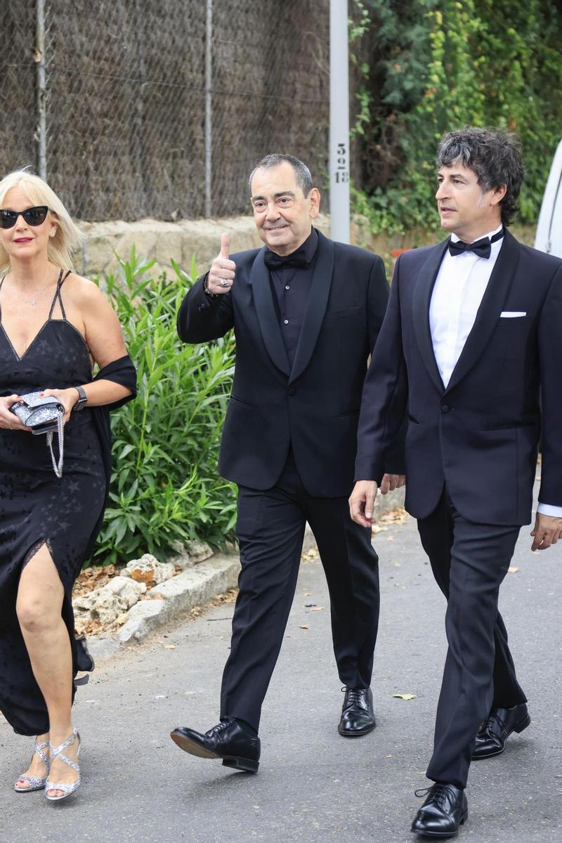 Los invitados a la boda de David Summers (Hombres G) y Christine Cambeiro