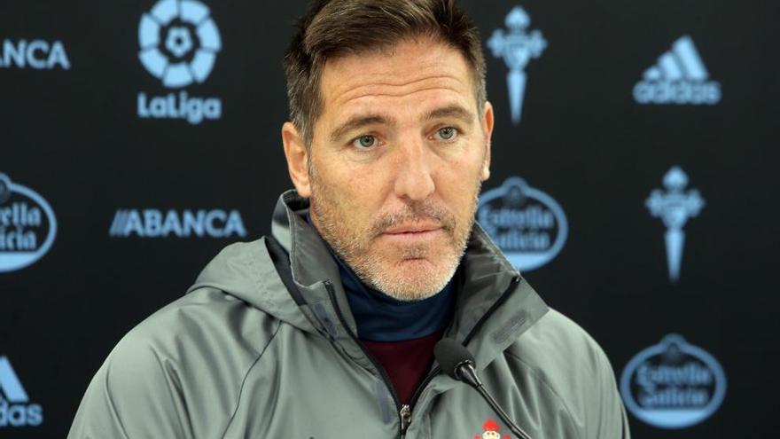 Eduardo Berizzo, entrenador del Celta // Marta G.Brea