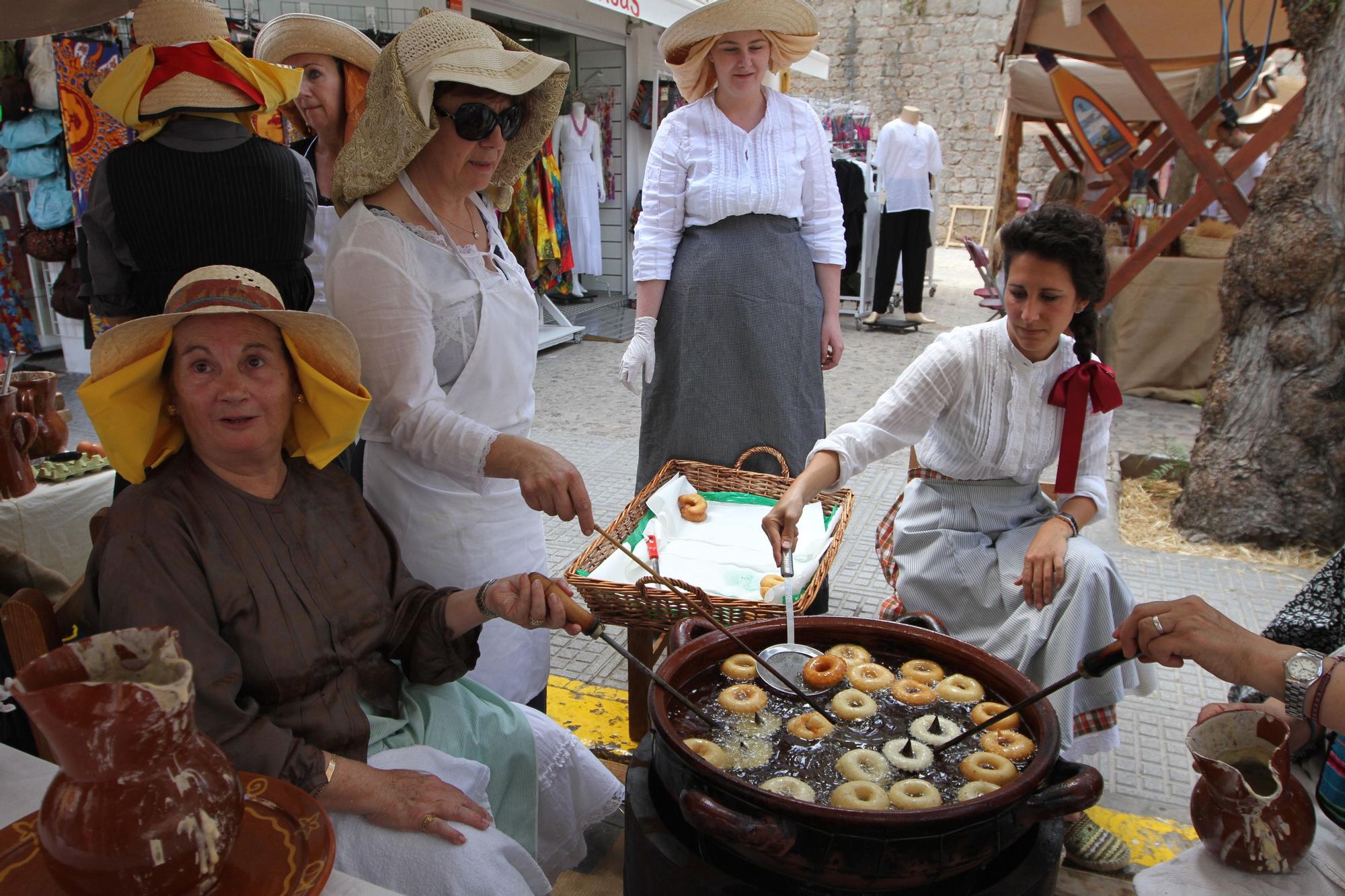 Edición de 2013 de la Feria Medieval de Ibiza.