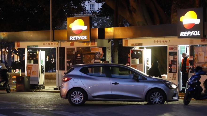 Imagen de una gasolinera en Valencia.